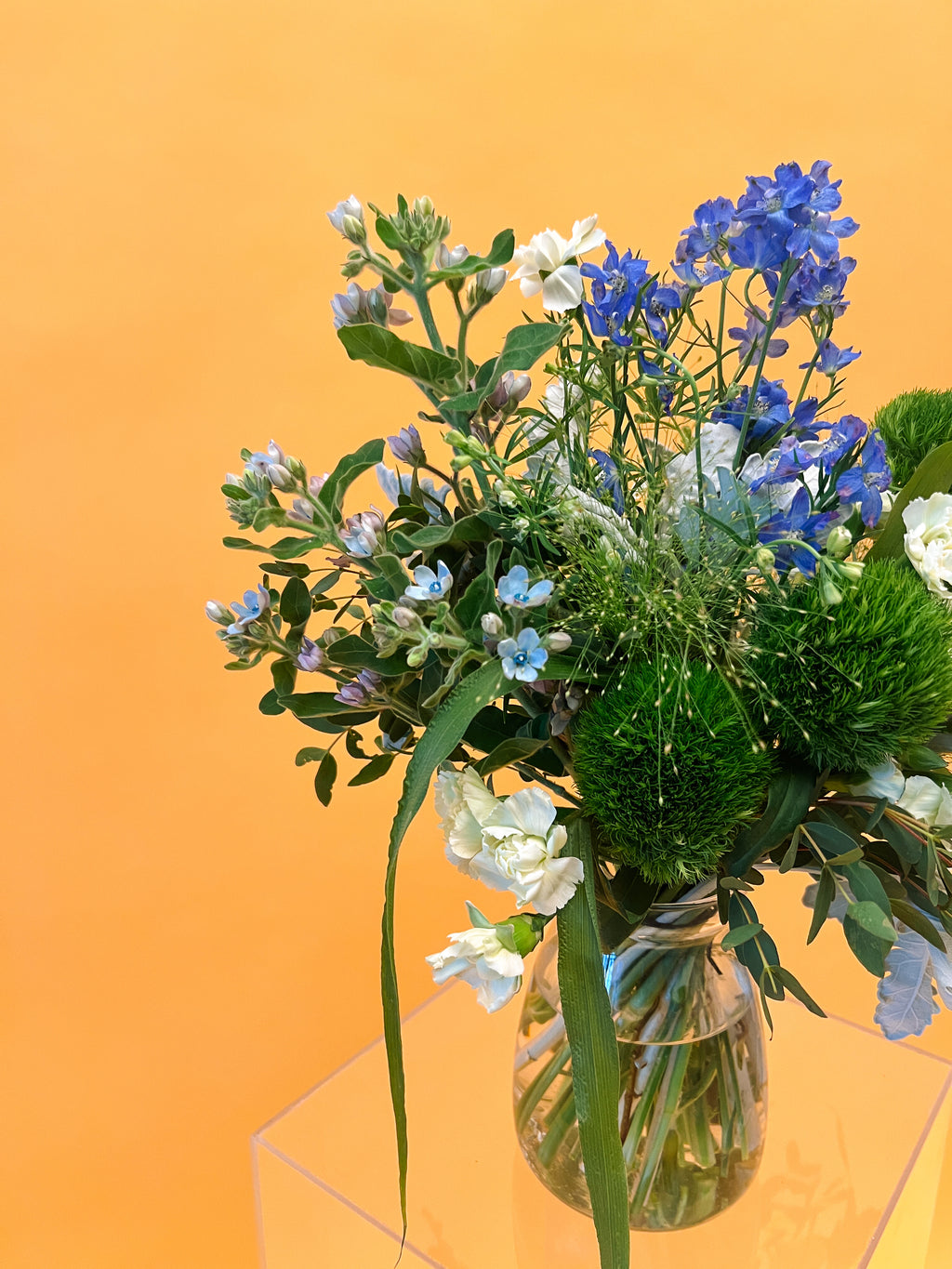 Flower for Men vase close up