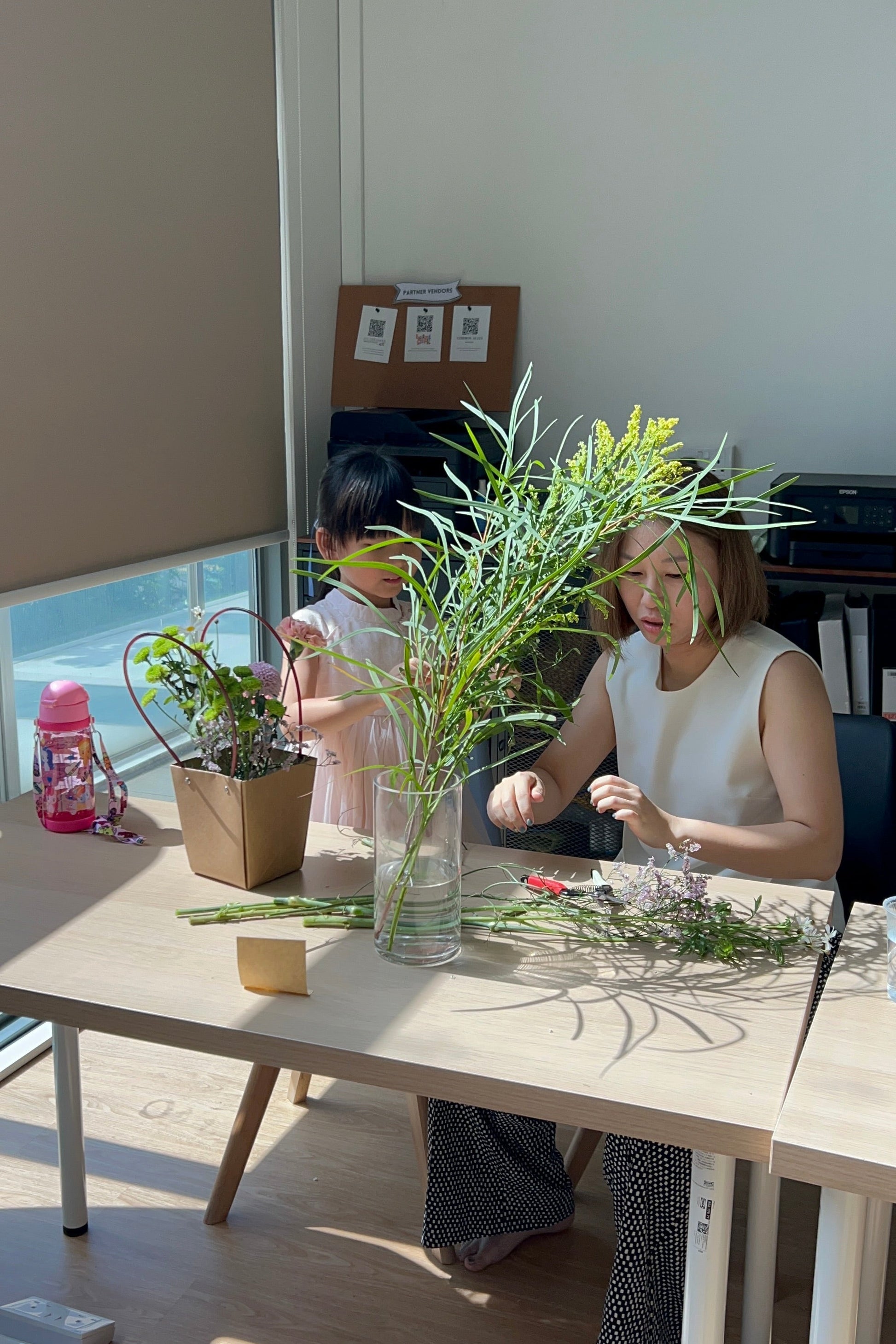 Parent-Child Flower Arrangement Workshop