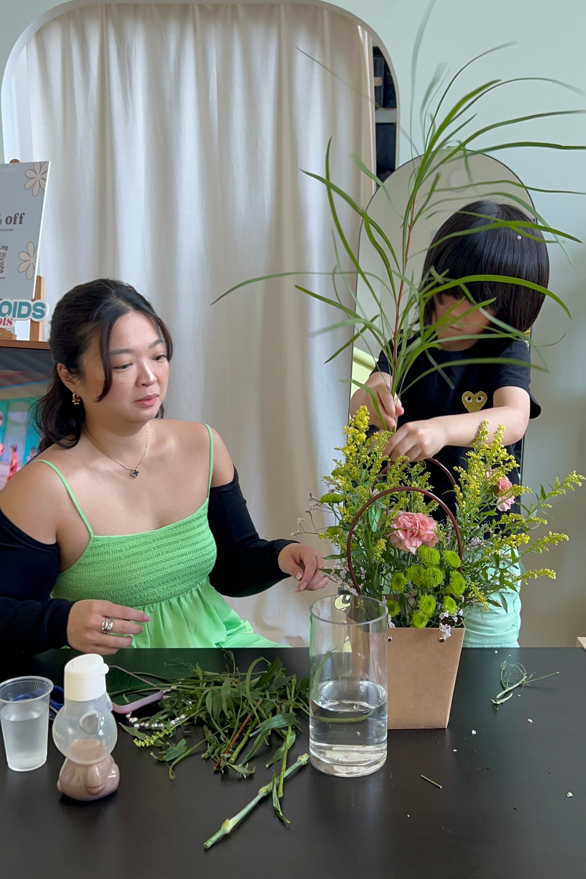 Parent-Child Flower Arrangement Workshop