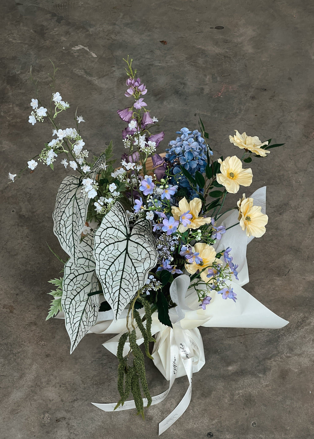 hyper realistic artificial flowers arrangement
