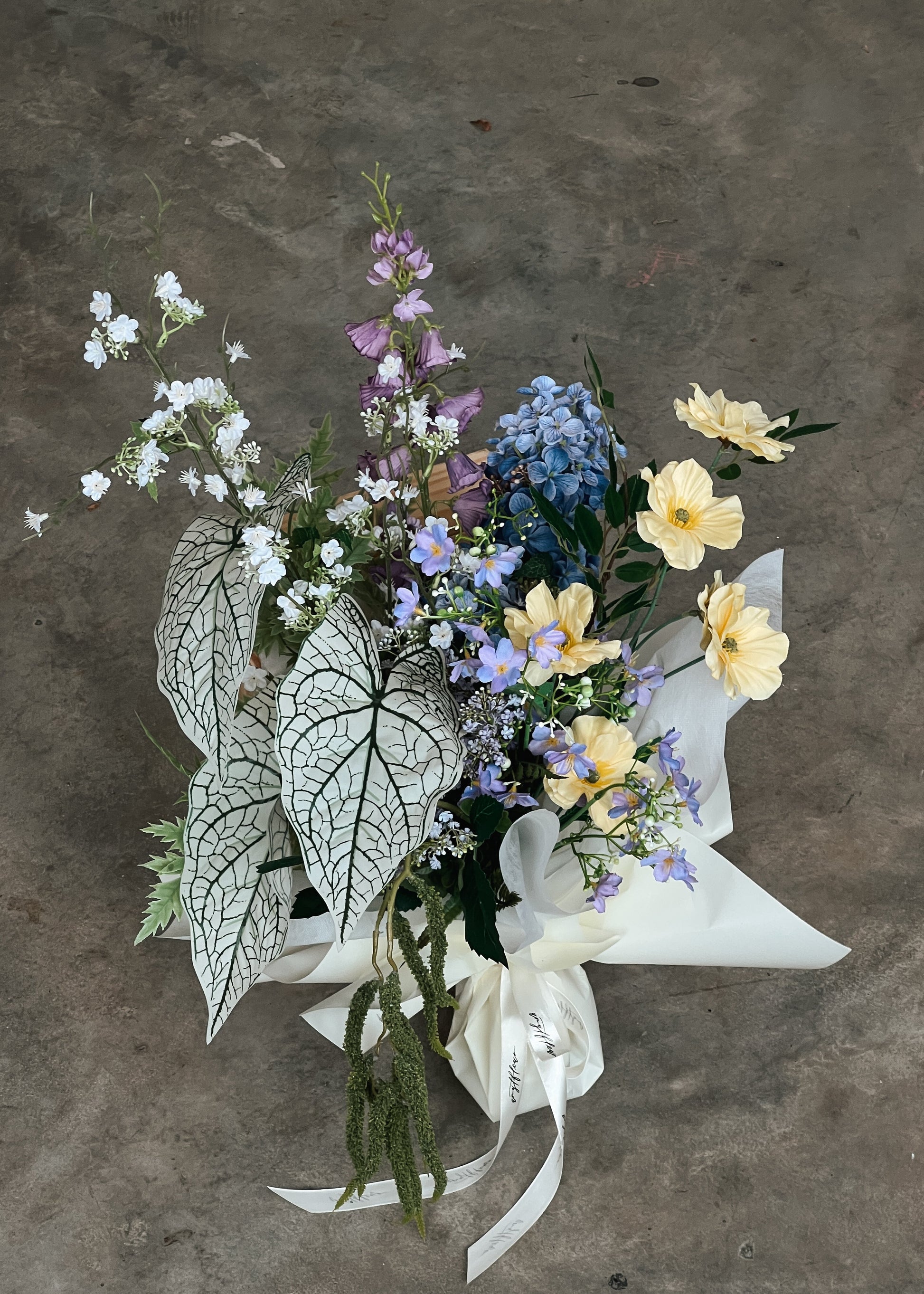 hyper realistic artificial flowers arrangement