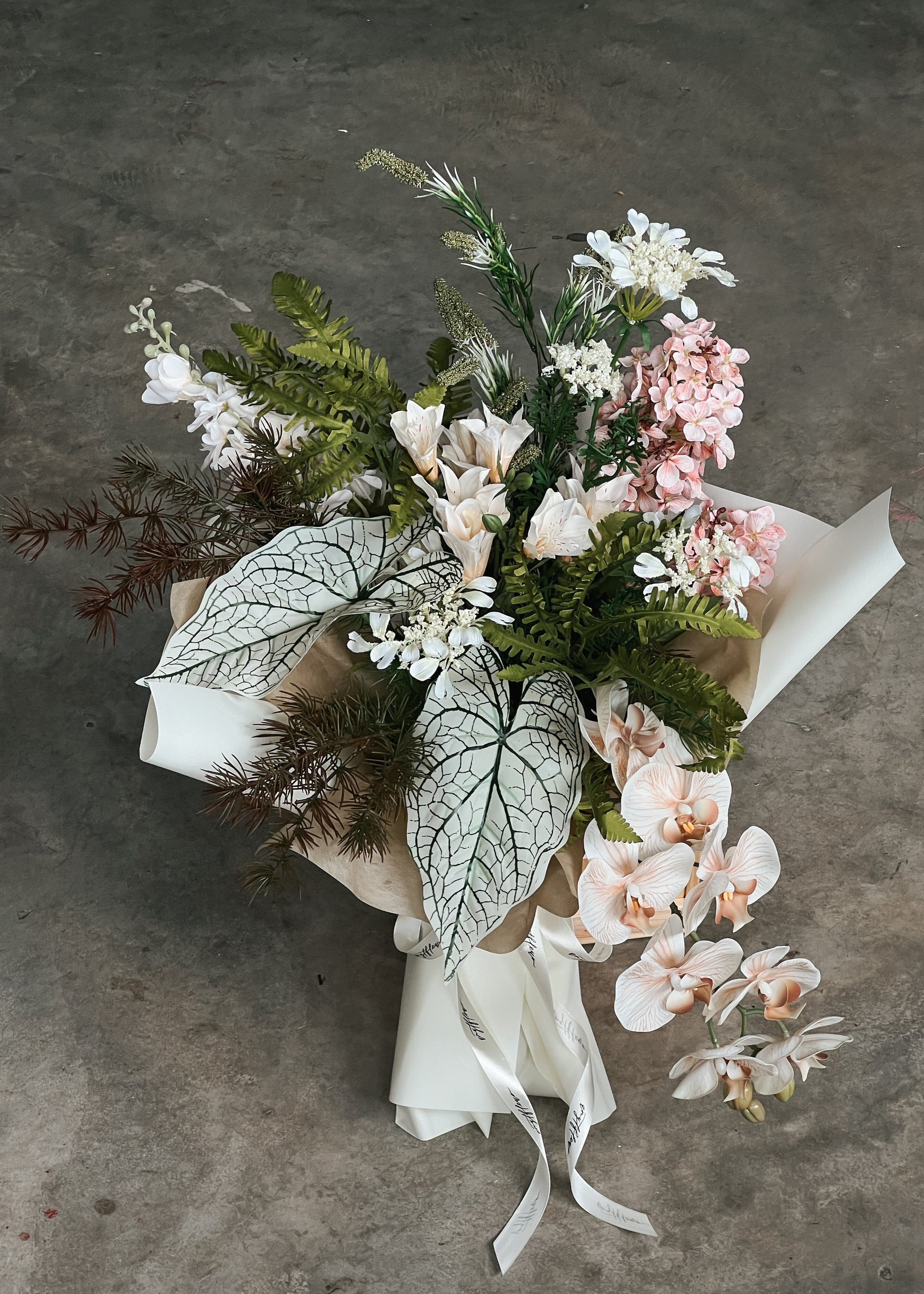 hyper realistic premium artificial flower bouquet for delivery in singapore