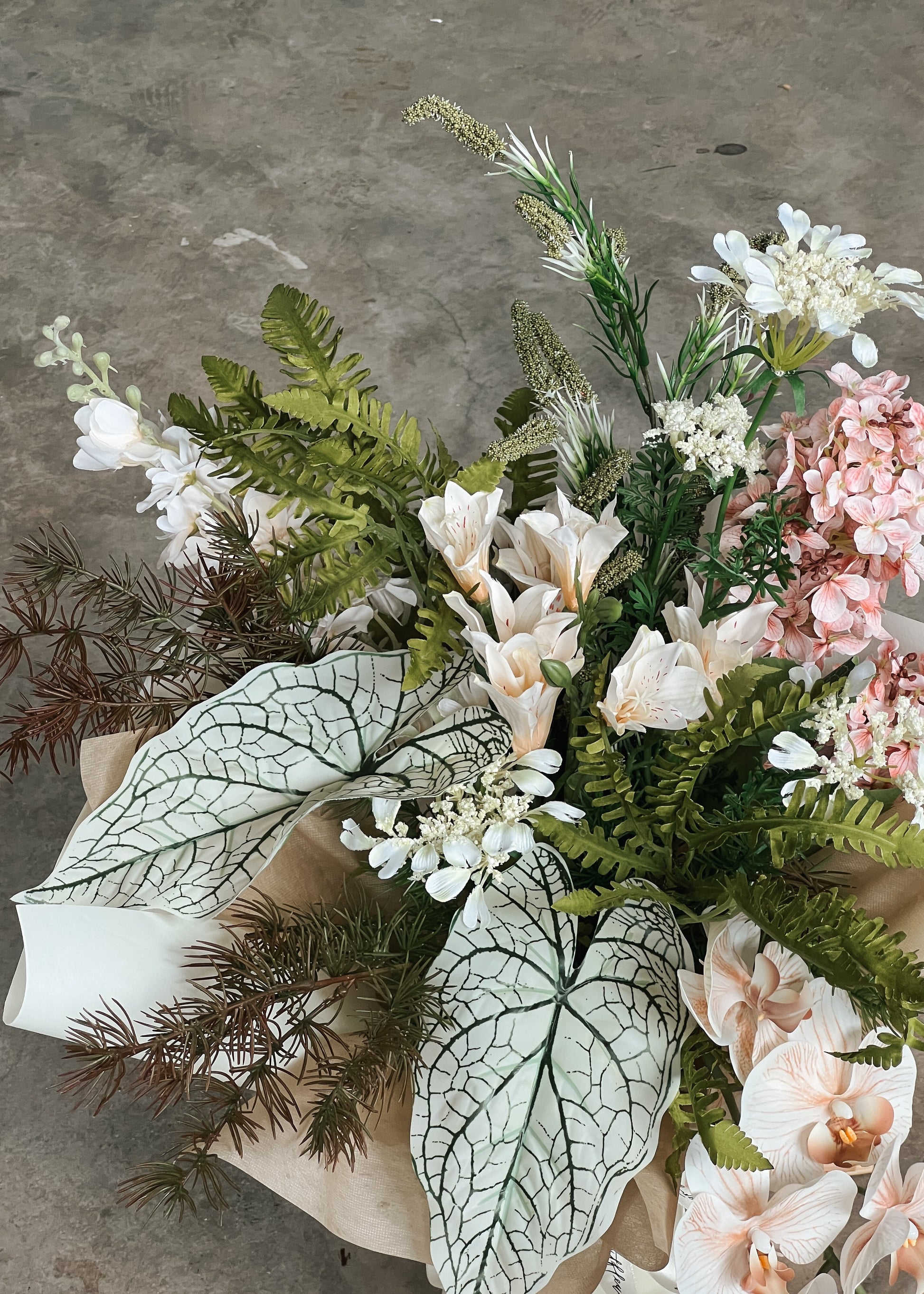 hyper realistic premium artificial flower bouquet for delivery in singapore