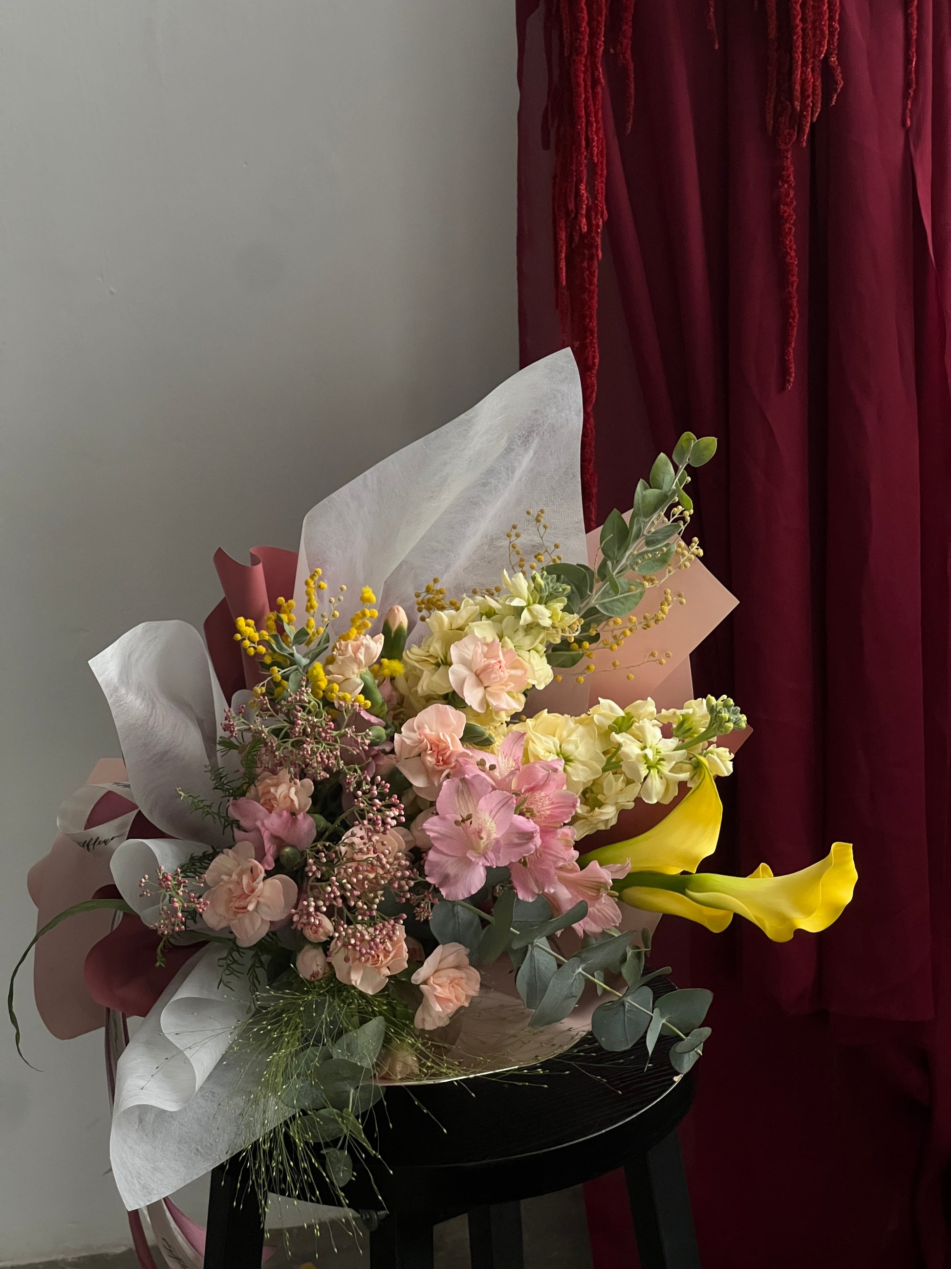 valentine's day 2025 fresh flower bouquet delivery in singapore