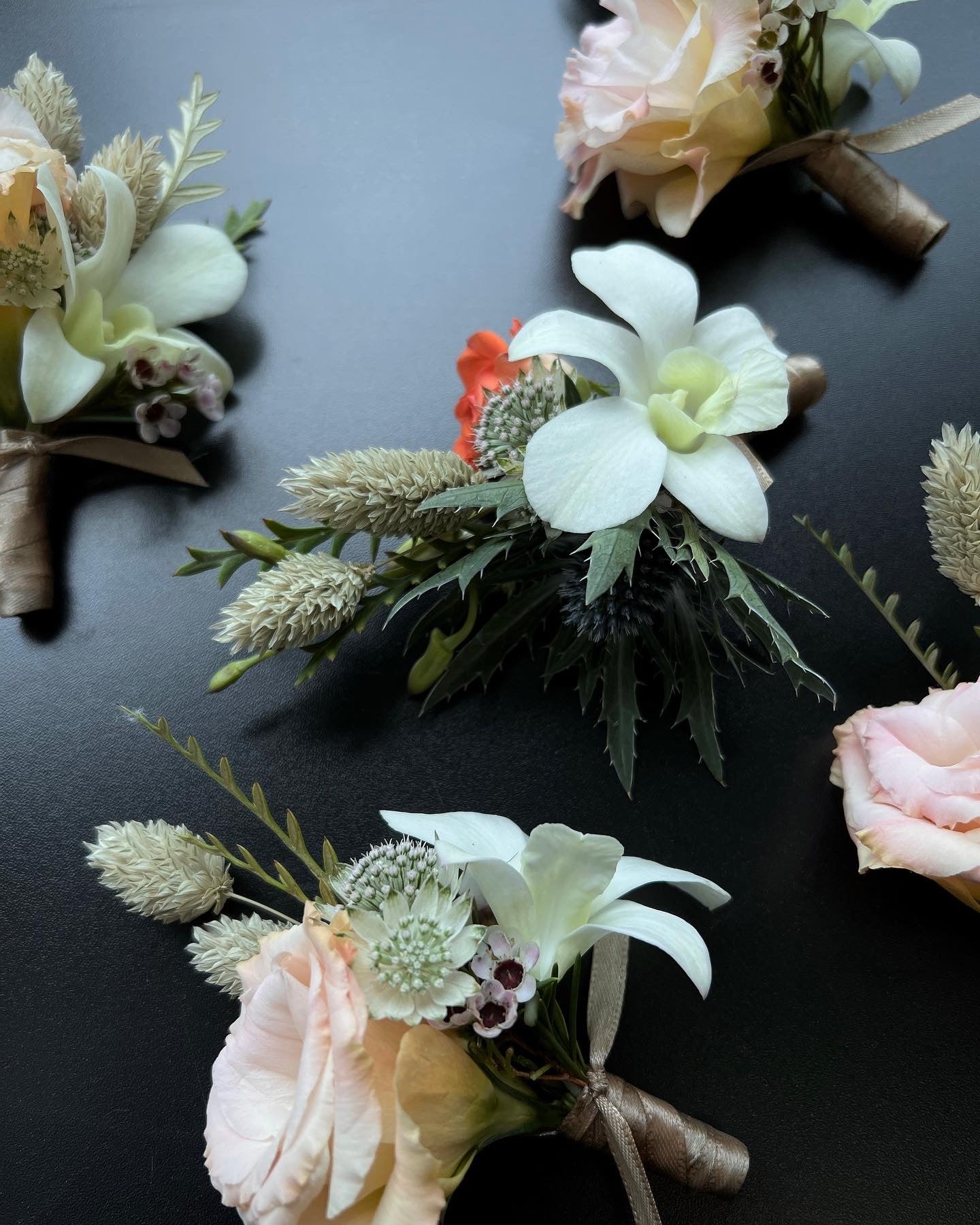 Boutonnière and Wrist Corsage Flower Class