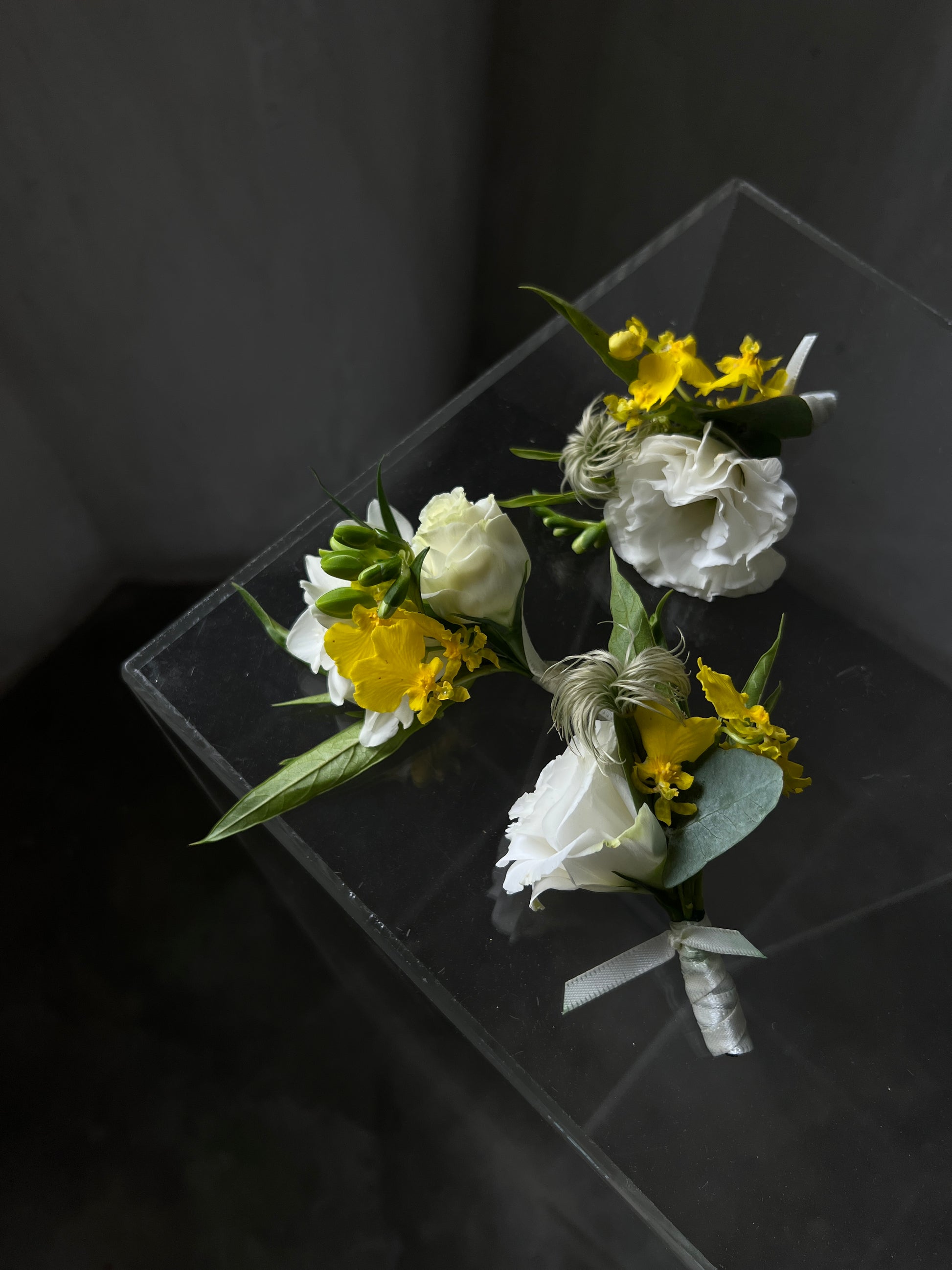 Boutonnière and Wrist Corsage Flower Class